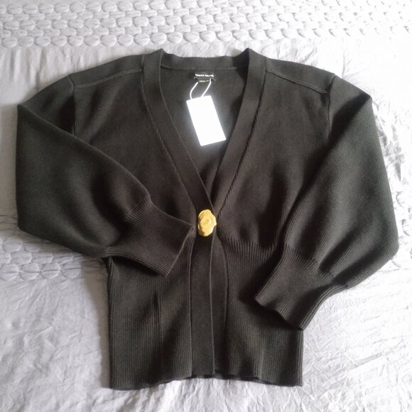 Urban Revivo V-Neck Knitted Cardigan - NWT - Size US 10/EUR 42 - Picture 5 of 8